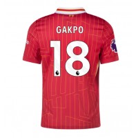 Camiseta Liverpool Cody Gakpo #18 Primera Equipación 2024-25 manga corta